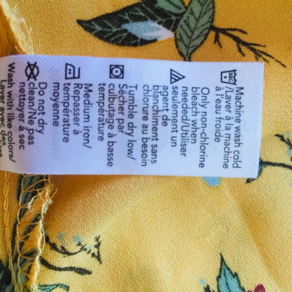 Mustard Gold Tank Top Loose Fit 100% Polyester - Picture 7 of 9